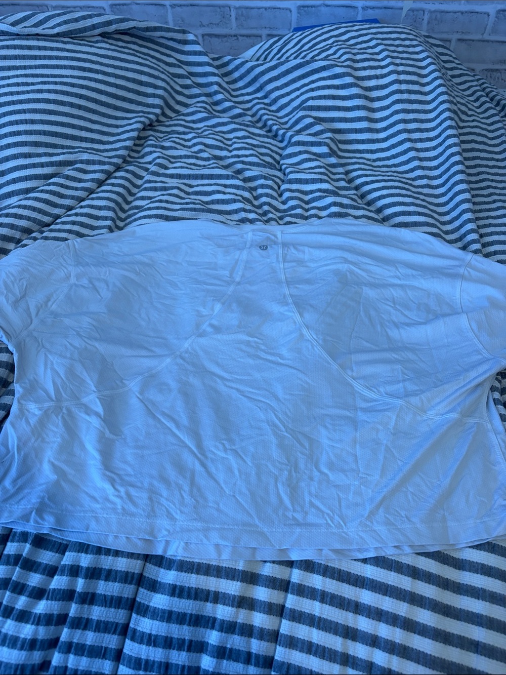 lululemon athletica White Short Sleeve Performance Tee